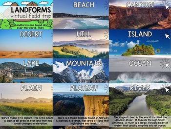 Landforms Map Skills Digital Activities For Google Slides BUNDLE   Original 5988929 2 