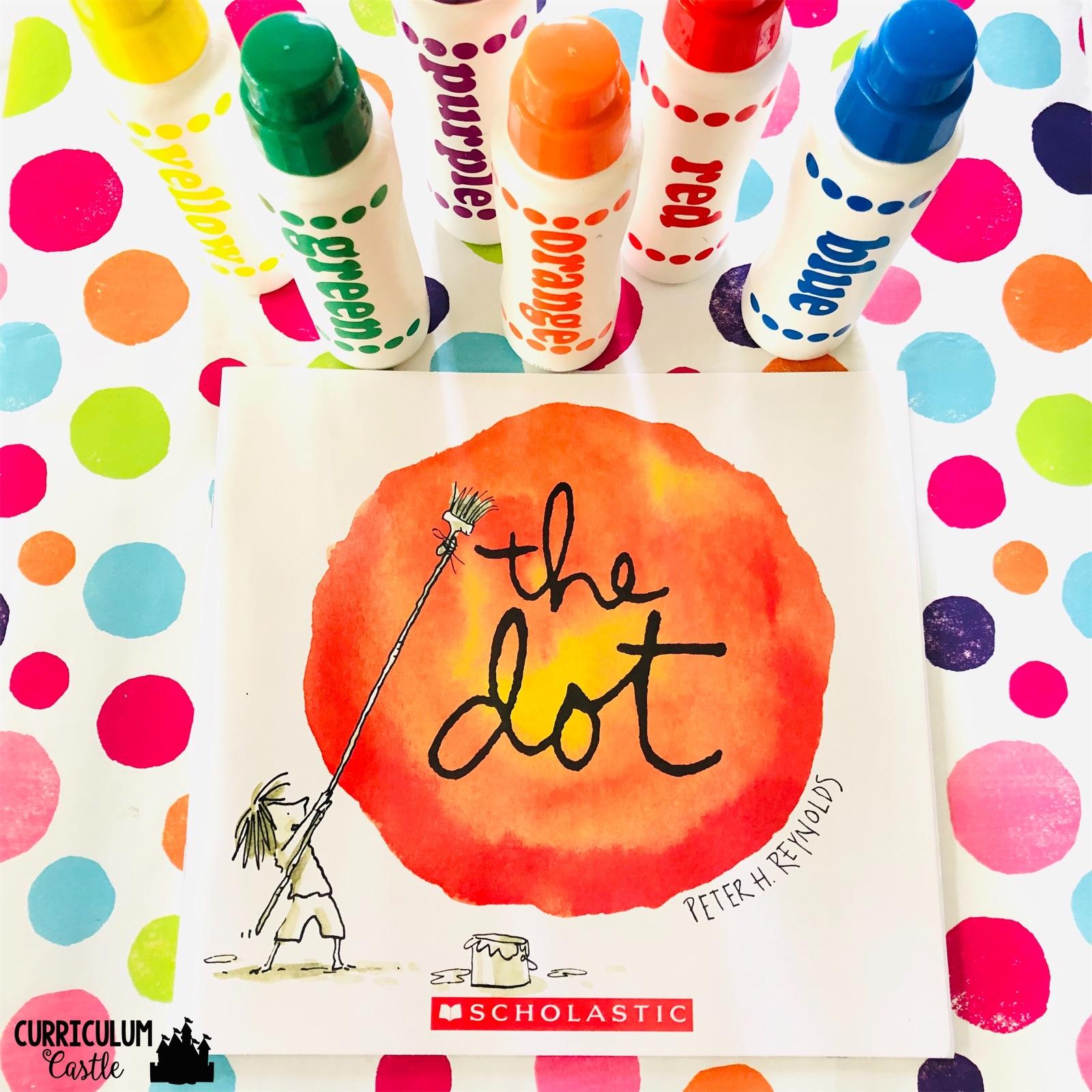 Easy Dot Day Art Activity Idea for Kids - CURRICULUM CASTLE