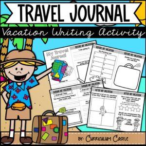 Travel Journal: Student Vacation Writing Activity