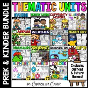 Thematic Units for PreK & Kindergarten MEGA BUNDLE