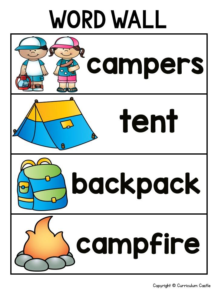 Camping: Camp Out in Class Thematic Unit - Image 3
