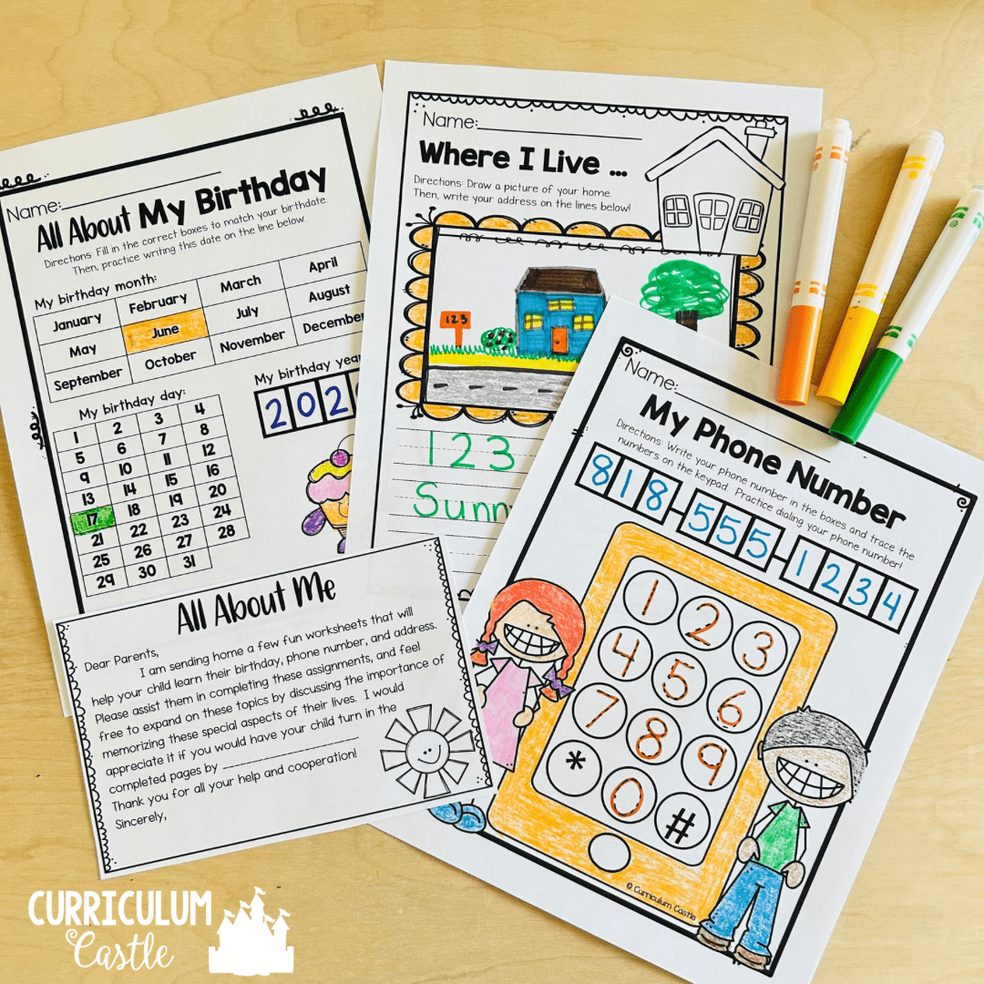 All About Me Thematic Unit: Perfect for Pre-K and K! - Image 2