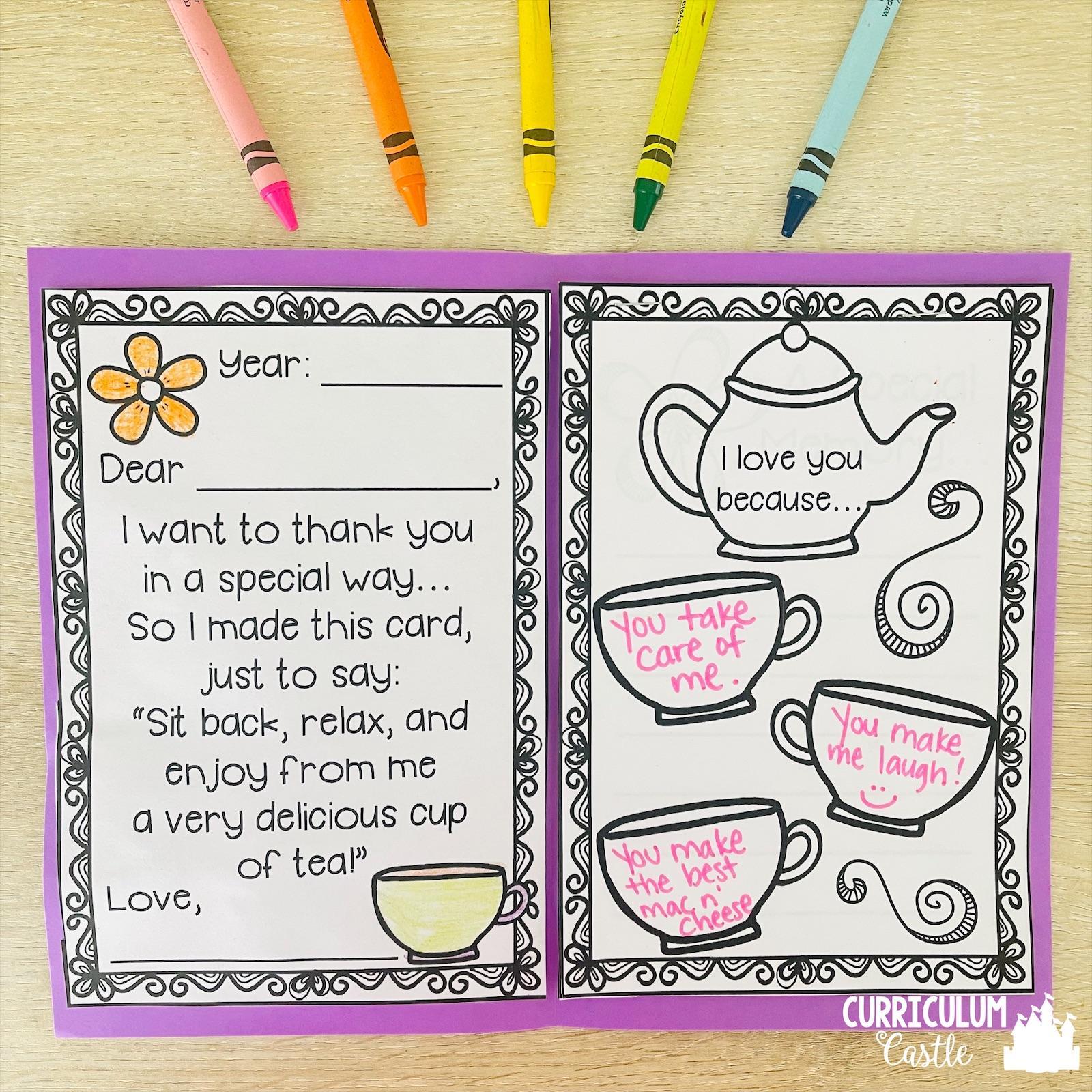 Mother's Day Craft {Card &  Book} - Image 3