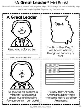 Martin Luther King Jr. Day Celebration Unit! - Image 2