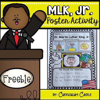 FREE Martin Luther King Jr. Poster Activity