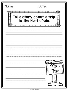 FREE Seasonal NO PREP Writing Prompts - Image 4