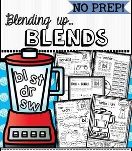 Blends Interactive NO PREP Printables