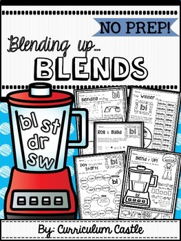 Blends Interactive NO PREP Printables