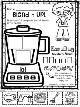 Blends Interactive NO PREP Printables - Image 4