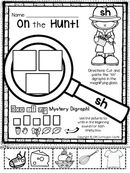 Digraphs Interactive NO PREP Printables - Image 4