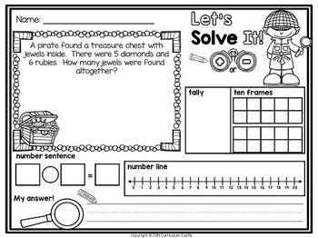 Word Problems Made Easy (K-1st) Posters & Printables - Image 4