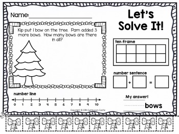 December {Christmas} Ready to Go Printables for Kindergarten - Image 4
