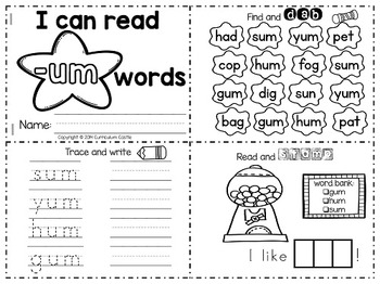CVC Word Families-Activity Mini Books - Image 3