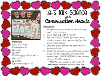 FREE Valentine's Day Science: Candy Heart Experiment - Image 2