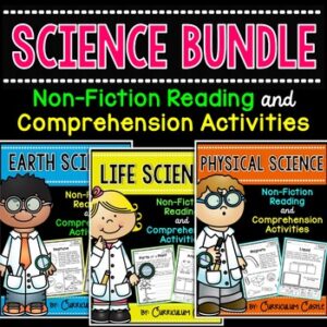 Reading Comprehension: LIFE, EARTH & PHYSICAL SCIENCE BUNDLE