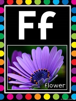 Classroom Posters BUNDLE {Black}: Alphabet, 2D&3D Shapes, Numbers (0-20), Colors - Image 2