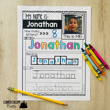 Name Practice Activities EDITABLE - Image 2