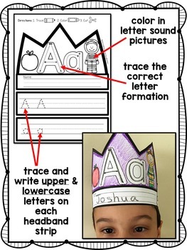 Alphabet: Crowns and Letter Formation Practice BUNDLE - Image 2