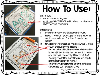 Alphabet: Crowns and Letter Formation Practice BUNDLE - Image 3