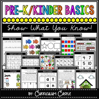 Pre-K & Kindergarten Basic Skills Assessment