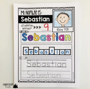 EDITABLE Name Activities in Spanish {Actividades de Nombre} - Image 3