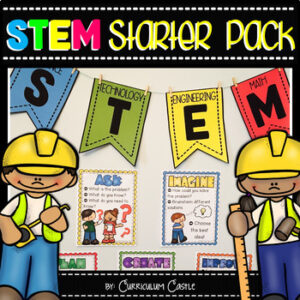 STEM Activity Starter Pack: STEM Challenges, Posters & Flip Book!