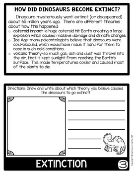 Dinosaurs Flip Book {Reading Comprehension & Craft} - Image 3