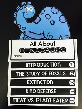 Dinosaurs Flip Book {Reading Comprehension & Craft} - Image 4