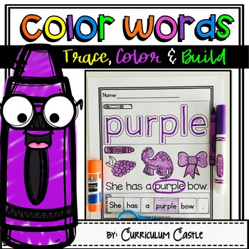 Colors: Color Word Activities