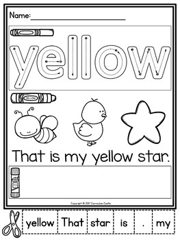 Colors: Color Word Activities - Image 3