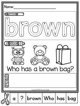 Colors: Color Word Activities - Image 4