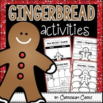 Gingerbread & Gingerbread Man Activities - CURRICULUM CASTLE