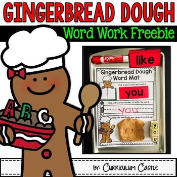 FREE Gingerbread Center: Word Work Activity