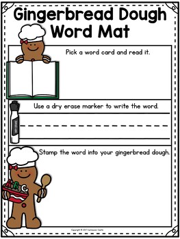 FREE Gingerbread Center: Word Work Activity - Image 3