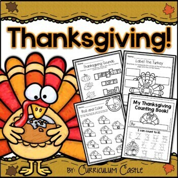 Thanksgiving Unit for PreK & K
