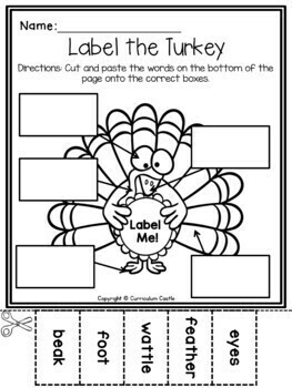 Thanksgiving Unit for PreK & K - Image 5
