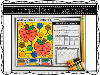 Color By Code Addition & Subtraction 0-10 BUNDLE - Image 2
