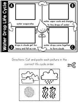 Weather & Water Cycle Science Activities Folder BUNDLE - Image 3