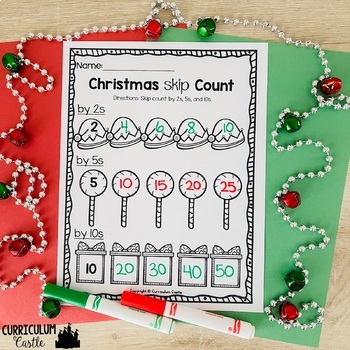 FREE Christmas Skip Counting - Image 4