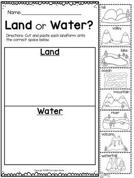 Landforms Activities & Printables - Image 3