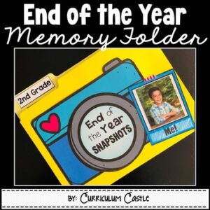 Memory Book Folder: End of the Year Activity!