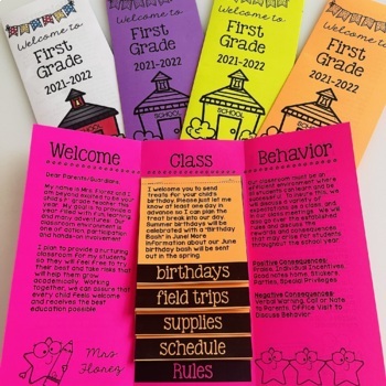 Back to School Brochure Flip Book EDITABLE - Image 3