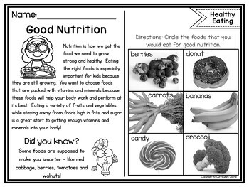 Healthy Eating: Nutrition & Food Groups {1st & 2nd} - Image 2