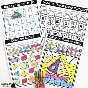 Summer Review Packet for Kindergarten - Image 2