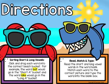 FREE Short & Long Vowels Digital Activity for Google Slides™ - Image 2