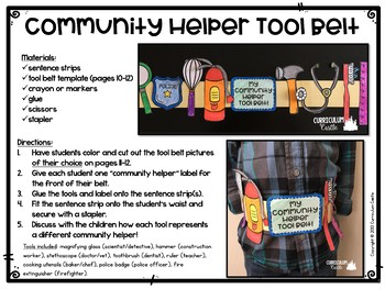 Community Helpers Thematic Unit: Activities and Printables - Image 3