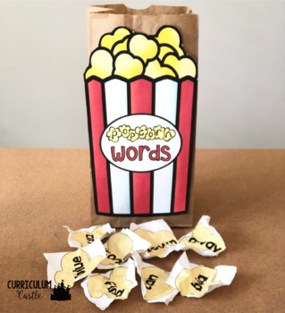 Kindergarten Primer Sight Words: Popcorn Theme - Image 3