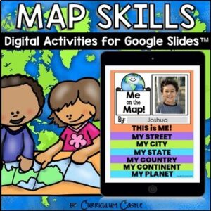 Map Skills Digital Activities for Google Slides™