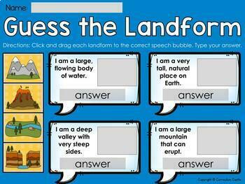 Landforms Digital Activities for Google Slides™ - Image 4