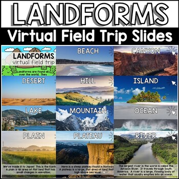 Landforms and Map Skills Print & Digital Activities MEGA BUNDLE - Image 3